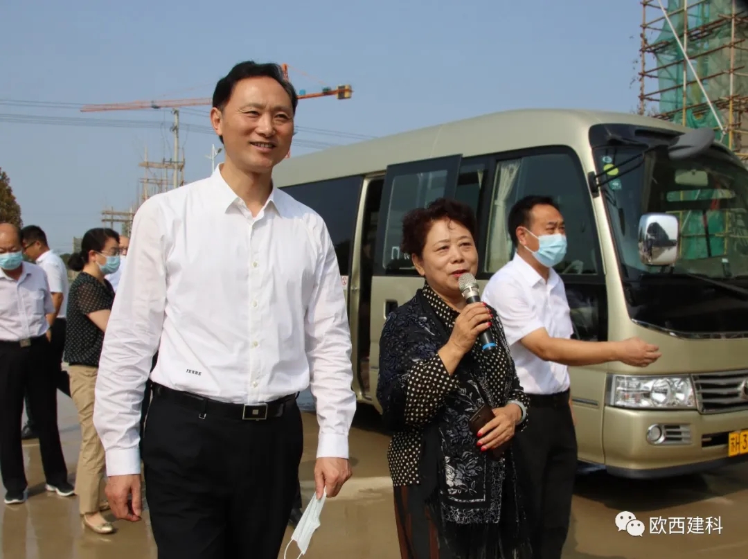 領導關懷 l 區委書記張沖林一行調研歐西盾新廠區建設